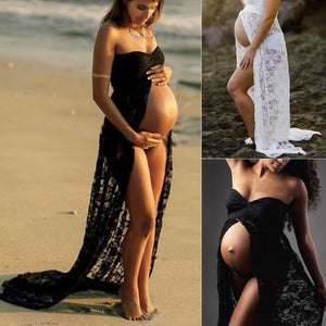 Maternity photo shoot gown