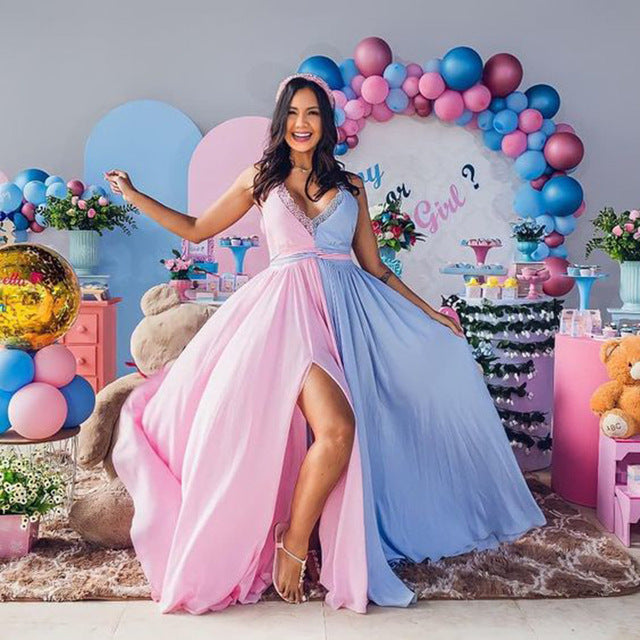 Sexy Maternity Dress for Photo Shoot / Baby Shower/ Gender Reveal Party