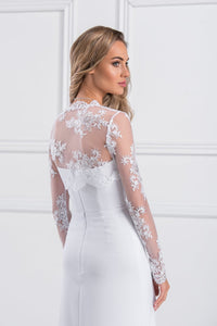 Long Sleeve Lace Bridal Jacket Accessories