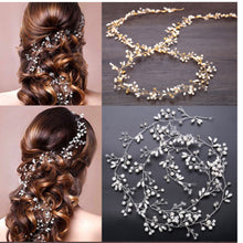Load image into Gallery viewer, Bridal Fashion Headdress Handmade With Faux Crystal/Pearls Accessories