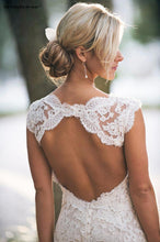 Load image into Gallery viewer, The Sales Rack-Stunning Lace Backless Bridal Dress Figure Forming Style