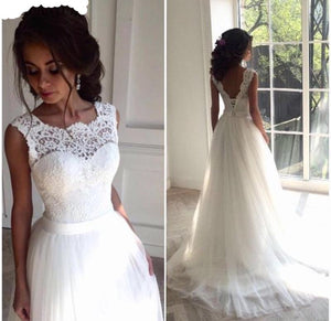 Beautiful Lace Up Princess Wedding Dress Featuring High Neck Multi Layers Skirt And A-line Bodice