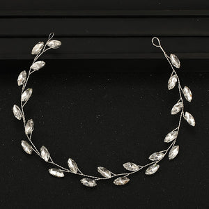 Silver Color Bridal Tiara Handmade Crystal Accessories