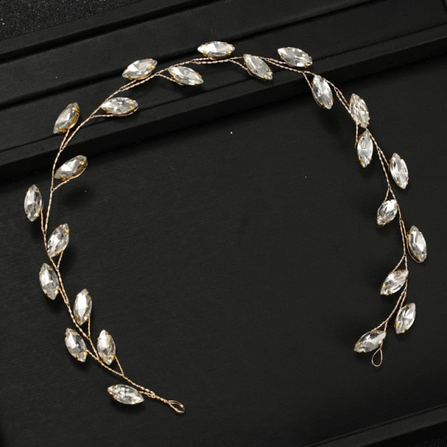 Silver Color Bridal Tiara Handmade Crystal Accessories