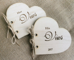 His And Her Vows Holders - A Thrifty Bride Shop