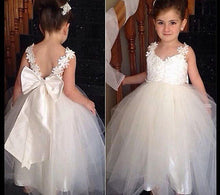 Load image into Gallery viewer, Fashionable Flower Girl Princess  Tutu &amp; Bow Dress Free Shipping - A Thrifty Bride Shop